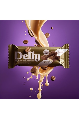 Delly Çikolata Kaplı Yüksek Proteinli Karışık Bar 12 x 40 G