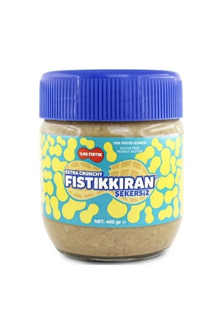 Fıstıkkıran Şekersiz Fıstık Ezmesi 400 G Fıstıkkıran Şekersiz Fıstık Ezmesi 400 G