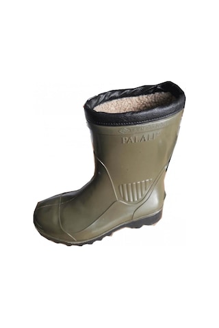 Palalı Içi Müflonlu Çelik Burun Çelik Taban Pvc Çizme