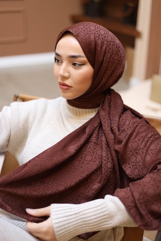 Silk Home Deluxe Şal - Çikolata - Çikolata