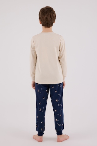 Arnetta Erkek Çocuk Krem Pijama Takımı Ar3516-c-v2