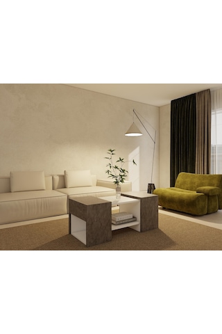 Lupo Orta Sehpa Hanoi-beyaz Beyaz