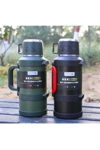 Bosphorusboutique02 Paslanmaz Çelik 3.2l Termos, 48 Saat Sıcak-soğuk, Güvenli Kullanım Çok Renkli