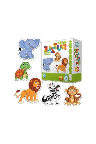 Orman Hayvanları Temalı Eğitici Bebek Puzzle, Eğlenceli Öğrenim Aracı