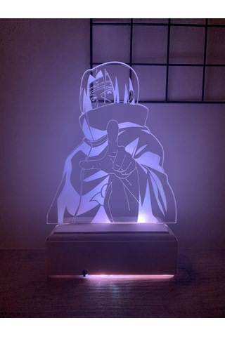Naruto Itachi 16 Renk Gece Lambası