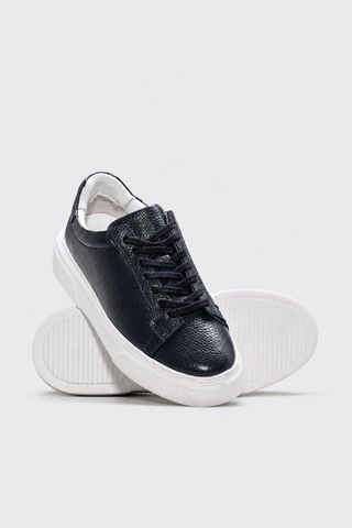 Fast Step Hakiki Deri Erkek Casual Ayakkabı 216ga888 Lacivert