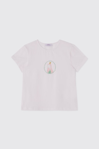 Panço Kız Çocuk Şort Tişört 2'li Vişne Alt Üst Takım 2611gk17008 Pembe