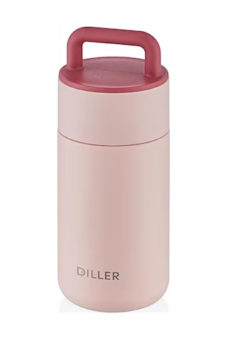 Diller Çelik Termos 350 Ml - Pembestandart Pembe