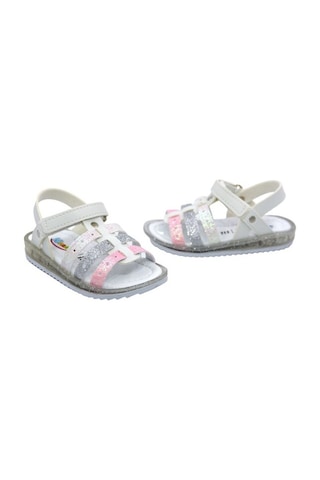 Wendy K-37 Kız Çocuk Günlük Sandalet Beyaz Siyah