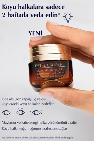 Estee Lauder Seyahat Boy Göz Kremi - Advanced Night Repair Supercharged Jel Göz Kremi 5 ML