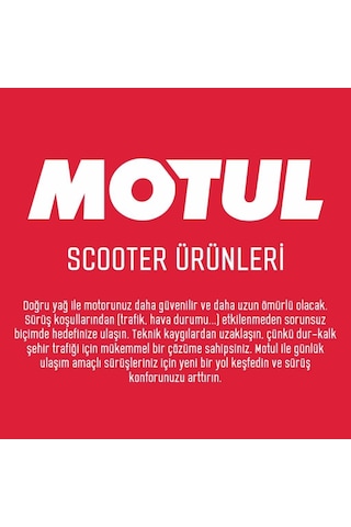 Motul Scooter Gear 80W-90 Tranmisyon Motosiklet Şanzıman Yağı 150 ML