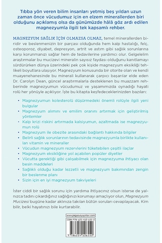 Magnezyum Mucizesi - Kusursuz Sağlığın Kayıp Halkasını Keşfedin Dr. Carolyn Dean