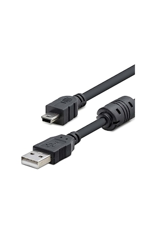 Hadron HDX7538 5 Pin Plastik 1.5 M V3 Uclu Yazıcı Şarj Ve Data Kablosu Siyah