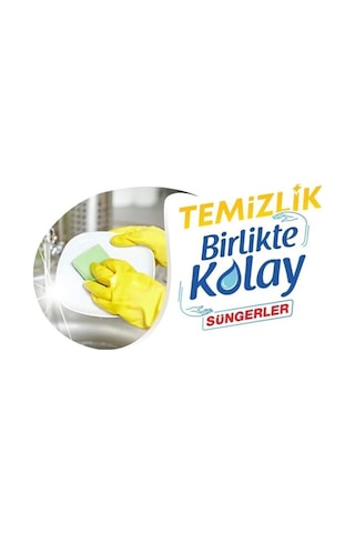 Koroplast Oluklu Bulaşık Süngeri 3 x 5'li