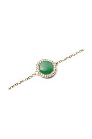 Audrey Bracelet Jade Gold Altın