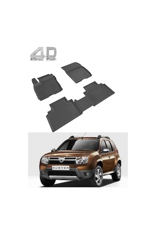 Dacia Duster 4X2 4.5D Havuz Paspas Takımı 2010 2013 Model Arası