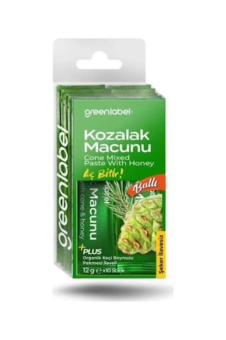 Greenlabel Kozalak Macunu 12g X 10 Stıck