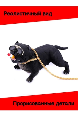 Tevdı Araba Paneli İçin Zincirli Bulldog Süsü 91627644