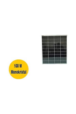 Gesper 100 W Monokristal Güneş Paneli 36 Hücre 12V
