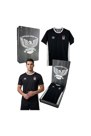 Beşiktaş Lisanslı Umbro Siyah Forması Lazer Kutu