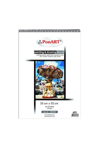 Ponart Painting & Drawing Block 35x50 Cm 20 Sayfa 20140