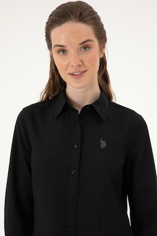 U.s. Polo Assn. Kadın Siyah Gömlek Basic 50316711-vr046 Siyah