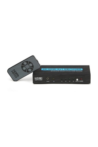 Yediverenbilişim 4 Giriş 1 Çıkışlı Uzaktan Kumandalı 4K Hdmi Switch (Seçici)