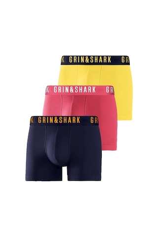 Grınshark Likralı 3'lü Kutu Premium Erkek Boxer Tailored Collection Çok Renkli