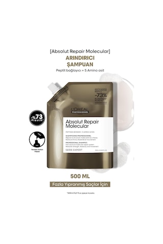 L'Oréal Professionnel Absolut Repair Molecular Arındırıcı Şampuan Refill 500 ML