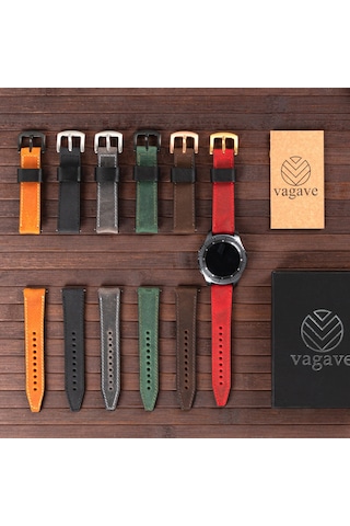 Vagave Huawei Watch Deri Kordon Gt,-Gt2-Gt3-Gt3 , 20mm-22mm,