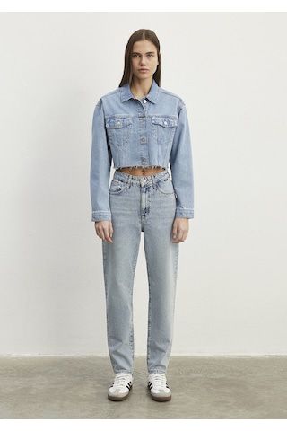 Mavi - Brenda 90lar İndigo Mavisi Jean Ceket 1110118-86443 Mavi