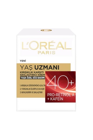 L'Oreal Paris Yaş Uzmanı 40+ Kırışıklık Karşıtı Sıkılaştırıcı Göz Kremi 15 ML