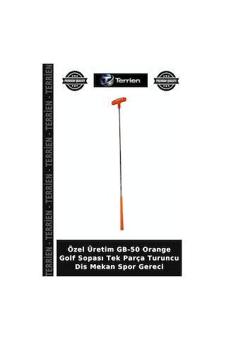Özel Üretim Gb-50 Orange Golf Sopası Tek Parça Turuncu Dis Mekan Spor Gereci
