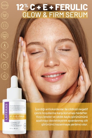 Aydınlatıcı Ve Sıkılaştırıcı 12% Vitamin C + E + Ferulic Acid Koyu Leke Karşıtı Serum