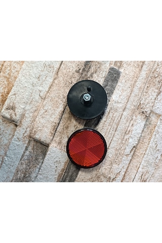 Motosiklet Reflektör Çift Kırmızı