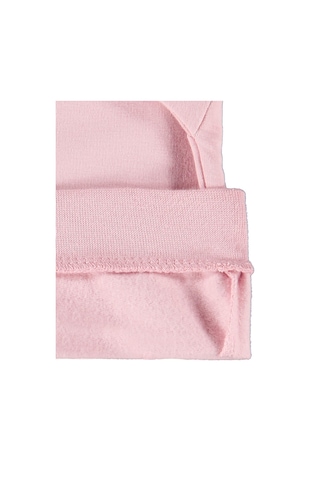 Civil Baby Tavşan Baskılı Kapşonlu Basic 6-18 Ay Takım - Pembe Koyu Pastel Pembe