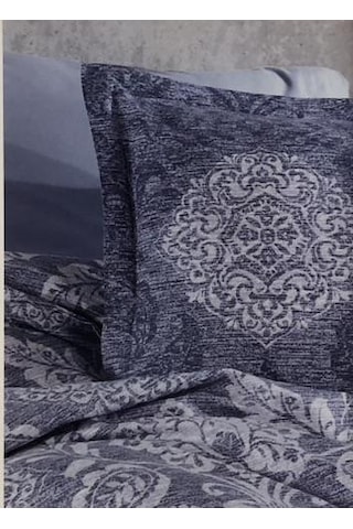 Clasy %100 Pamuk Ranforce Çift Kişilik Nevresim Takımı Mavi