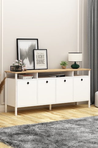 Remy Konsol Sepet-beyaz Sepet-beyaz