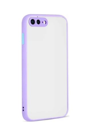 Apple Uyumlu iPhone 7 Plus Kılıf Zore Hux Düğme Ve Kapak Zıt Renk Kılıf