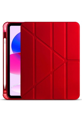 Apple Uyumlu iPad 11.nesil 2025 Kılıf Zore Tri Folding Kalem Bölmeli Standlı Kılıf Kapaklı Kılıf