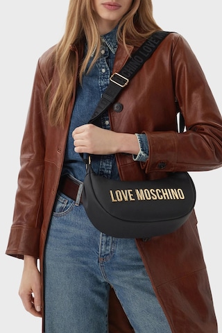 Love Moschino Logolu Ayarlanabilir Askılı Çanta Bayan Çanta Jc4245pp1pkd0000 Siyah