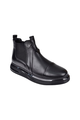 Voyager 6979 Mr Erkek Siyah Nata Deri Bot Siyah