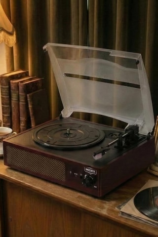 Midex Mtx-303 Nostaljik Pikap Plak Çalar (Şarjlı Bluetooth Aux)