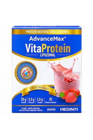 Advancemax Lipozomal VitaProtein 15 Saşe