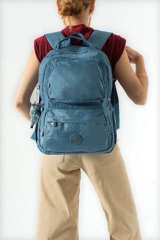 Ultra Hafif Çok Cepli Su Geçirmez Sırt Çantası Unisex Mavi Model: 571-2h