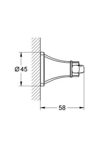 Grohe Grande Askılık - 40930000 Gümüş