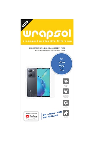 Vivo Y27 5g 360 Derece Full Body Tam Kaplama Poliüretan Film