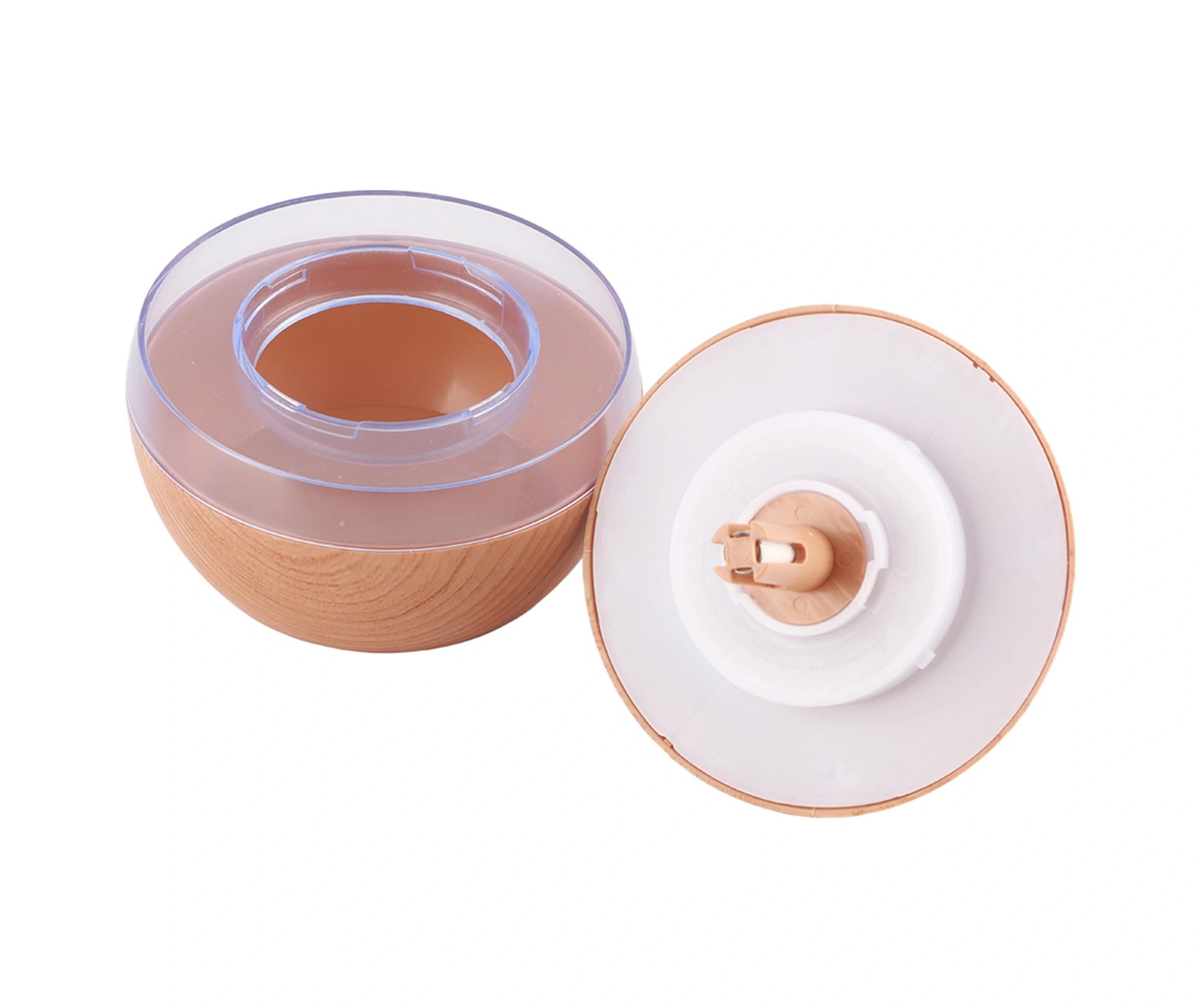 Hangfox Aromaterapi Ve Nemlendirici İşlevli 7 Renk Değiştiren Ahşap Desenli Hava Yüngücüsü - Otomatik Kapanma Ve Dokunmatik Kontrol