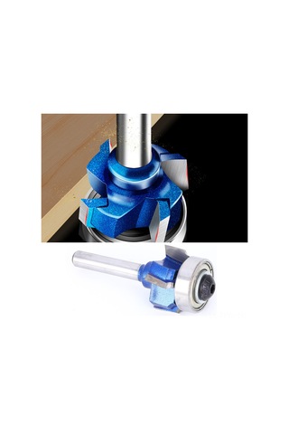 Tenfowee 8mm Karbür Çelik 4 Dişli Yuvarlak Freze, Elektrikli Oymacılar Ve Gravür Makineleri İçin Ahşap Oluk Açma Ucu - 8xr1