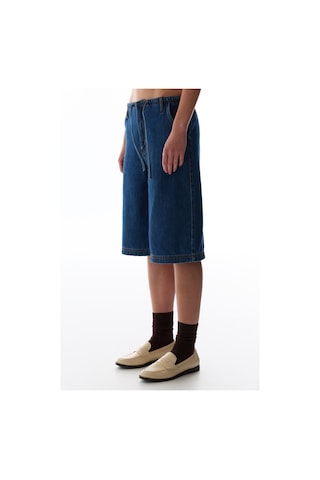 Penti Denim Blue Longline Bermuda Pantolon Denım Blue